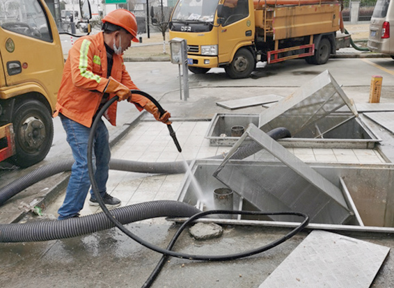 岳口镇隔油池清理